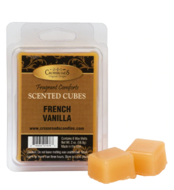 Crossroads Candles Everyday: French Vanilla Scented Cubes