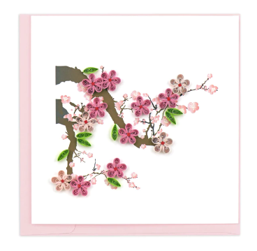 Quilling Card: Cherry Blossom Card