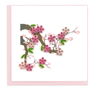 Quilling Card: Cherry Blossom