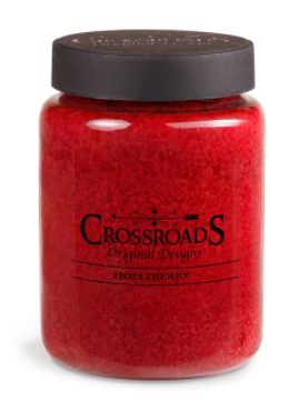 Crossroads Candles Winter: Hollyberry (Multiple Sizes)