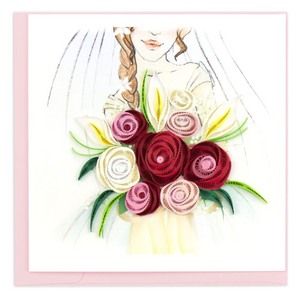 Quilling Card: Bridal Bouquet Card