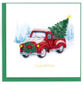 Christmas Truck Card