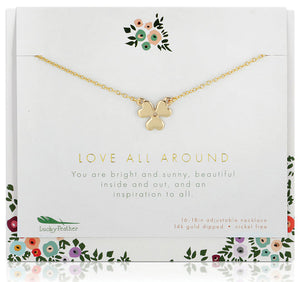 Love All Around - Necklace & Card