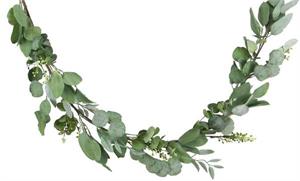 5' Eucalyptus Berry Garland Sage Green - Florals And Foliage