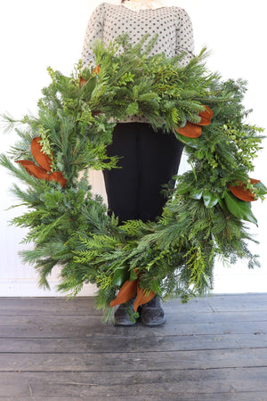 
            
                Load image into Gallery viewer, 24&amp;quot; Mixed Premium Wreath - St. Gabriel Elementary School
            
        