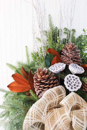 14" Round Winter Planter - United Way Windsor Essex