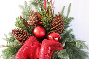 14" Round Winter Planter - United Way Windsor Essex