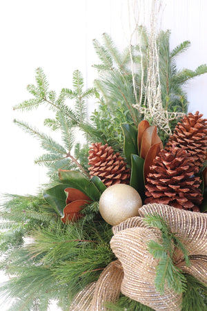 14" Round Winter Planter - United Way Windsor Essex