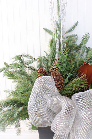 10" Square Winter Planter - United Way Windsor Essex