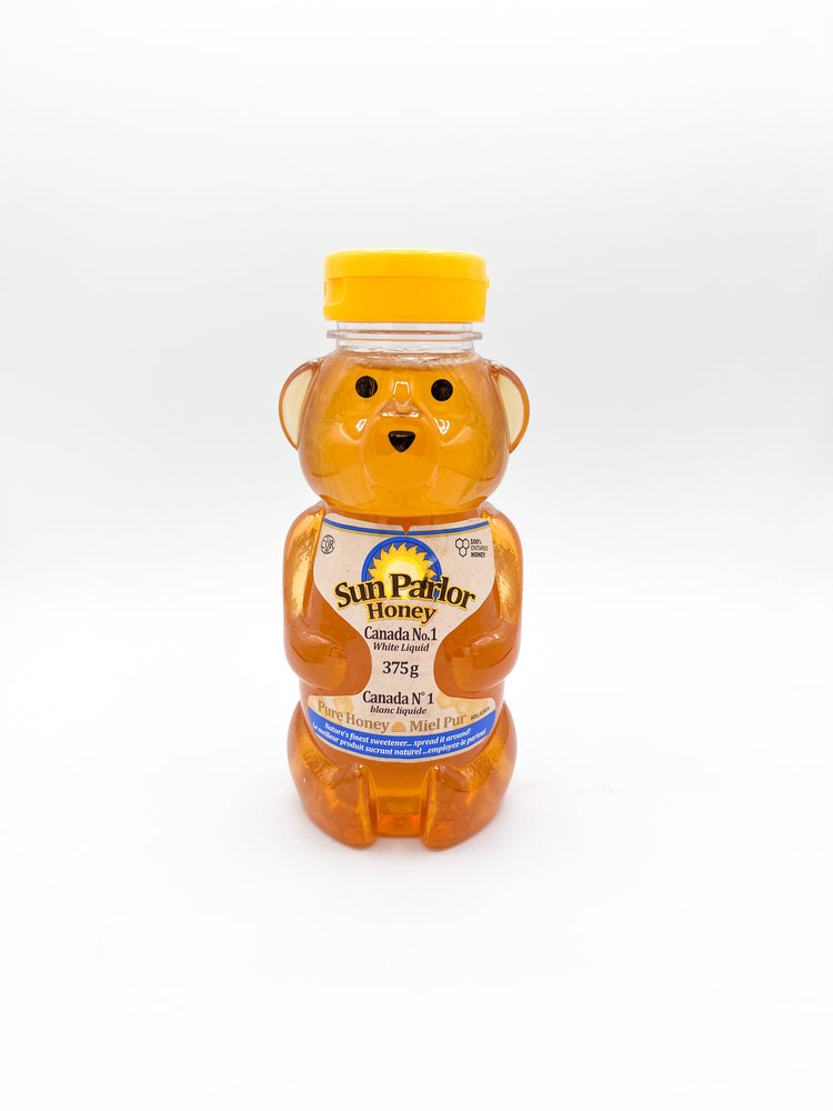 Sun Parlor Pure White Honey Bear 375g