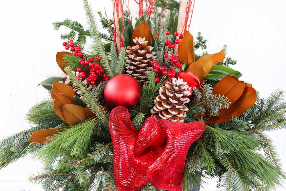 14" Square Winter Planter - Learning Disabilities Association of Windsor Essex