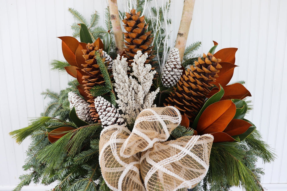 14" Square Winter Planter - Learning Disabilities Association of Windsor Essex