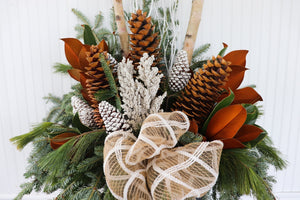 14" Square Winter Planter - Learning Disabilities Association of Windsor Essex