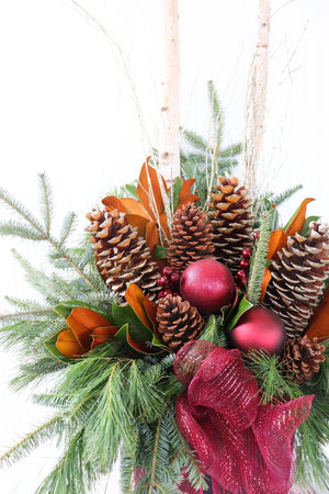 14" Square Winter Planter - Learning Disabilities Association of Windsor Essex