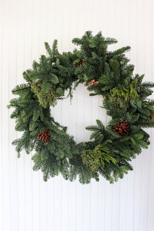 
            
                Load image into Gallery viewer, 16&amp;quot; Mixed Wreath Premium - St. Gabriel Elementary School
            
        
