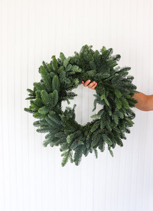 12" Noble Fir Wreath
