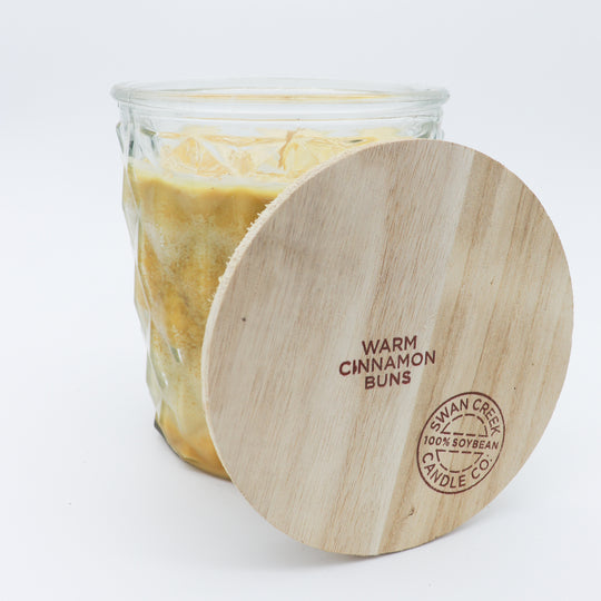 Swan Creek Candle Everyday : Timeless Jar 12 oz Warm Cinnamon Buns