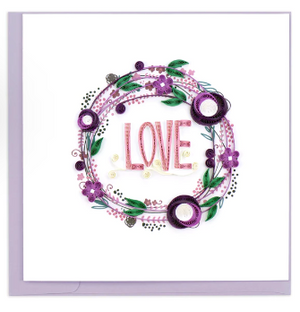 Love Wreath Card