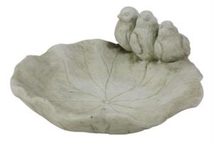 8.5" Bird/Lotus Leaf Bird Bath