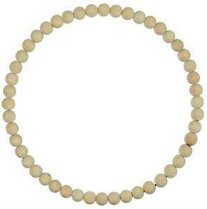 15.5" Wood Bead Wreath (Multiple Colors)