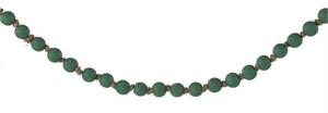 39" Small Round Wood Bead Garland - Sage Green