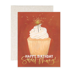 
            
                Load image into Gallery viewer, Happy Birthday Sweet Thang Cupcake Card
            
        