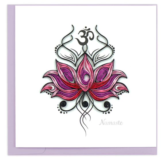 
            
                Load image into Gallery viewer, Quilling Card: Namaste
            
        