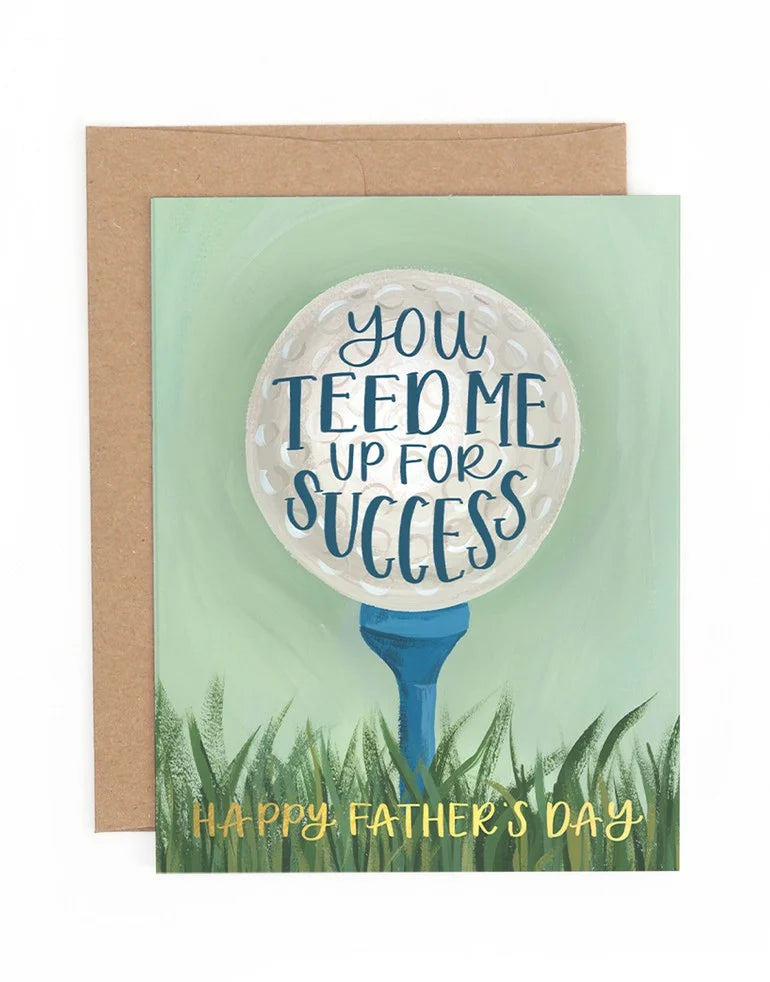Father's Day Golf Card