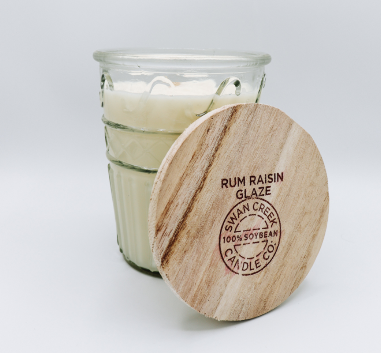 
            
                Load image into Gallery viewer, Swan Creek Candle Everyday : Timeless Jar 12 oz  Rum Raisin
            
        