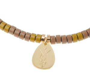 Scout Intention Charm Bracelet - Amazonite/Gold
