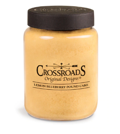Crossroad Candle Spring / Summer : Lemon Blueberry Pound Cake (Multiple Sizes)