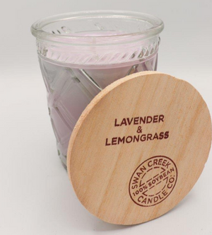 Swan Creek Candle Everyday :  Timeless Jar 12 oz Lavender & Lemongrass