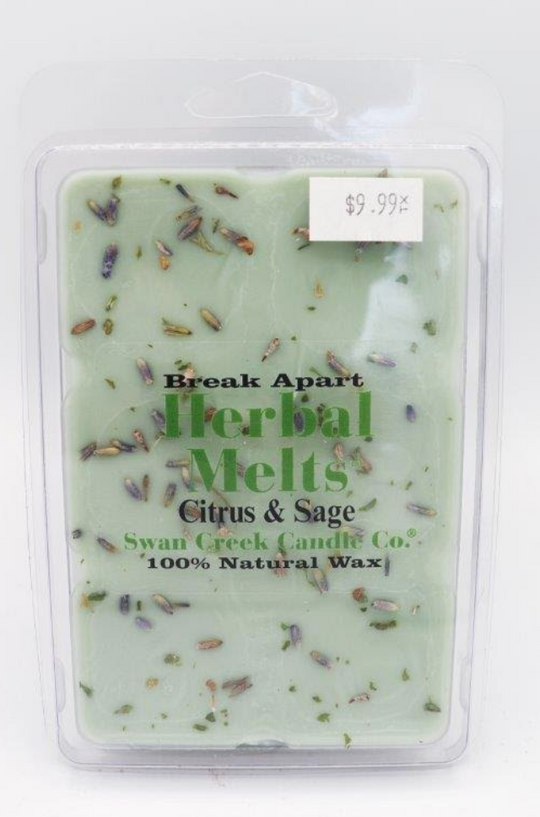 Swan Creek Candle Everyday : Drizzle Melts Citrus & Sage