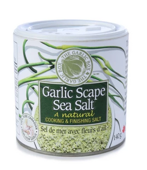 Garlic Scape Sea Salt - Garlic Box