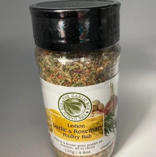 Lemon Garlic & Rosemary Poultry Rub - Garlic Box