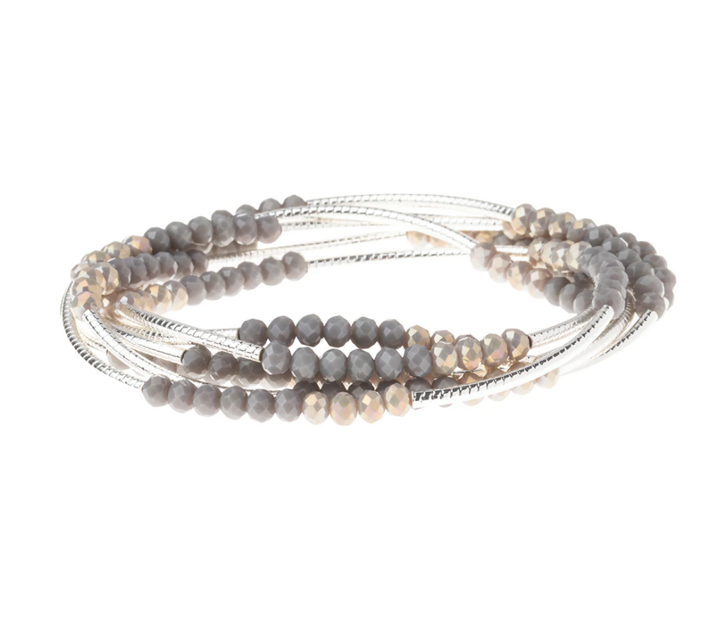 
            
                Load image into Gallery viewer, Scout Wrap : Dove Gray Multi/Silver
            
        