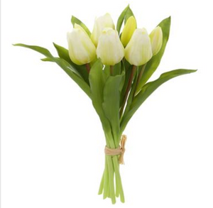 11.75" Tulip Bouquet - Florals and Foliage