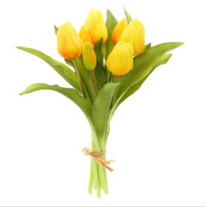 11.75" Tulip Bouquet - Florals and Foliage
