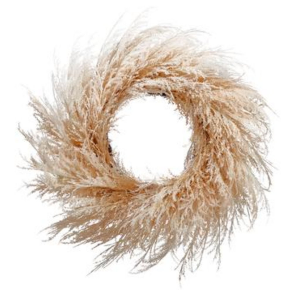 
            
                Load image into Gallery viewer, 36&amp;quot; Pampas Grass Wreath (Beige) - Florals and Foliage
            
        