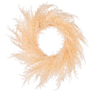 36" Pampas Grass Wreath (Pink) - Florals and Foliage