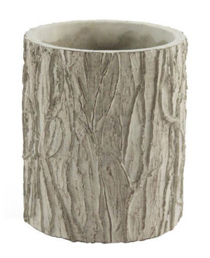 
            
                Load image into Gallery viewer, 6&amp;quot;x5.5&amp;quot; Cement Bark Planter
            
        
