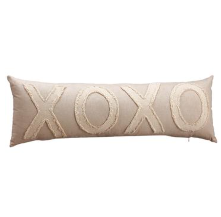 21W 36"L Xoxo Pillow - Everyday Textiles