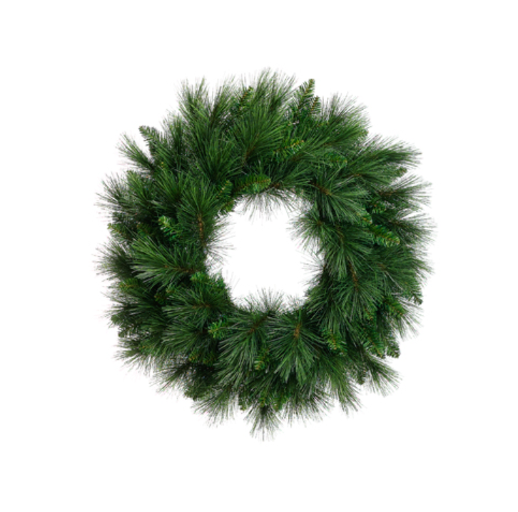 30" Long Needle Pine Wreath - Florals And Foliage