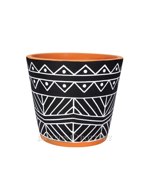 5" Zuni Vaso Planter - Black