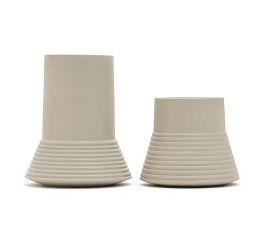 8x9 Large Castello Planter Ceramic Ribbed Sage