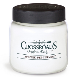 Crossroads Candles Winter: Twisted Peppermint (Multiple Sizes)