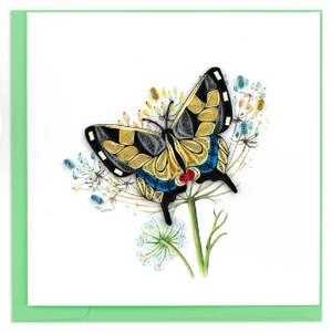 Quilling Card: Swallowtail Butterfly