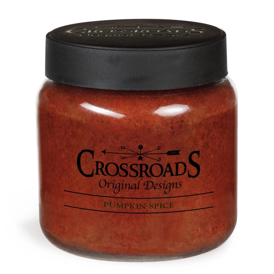 Crossroads Candles Fall: Pumpkin Spice 16oz Jar