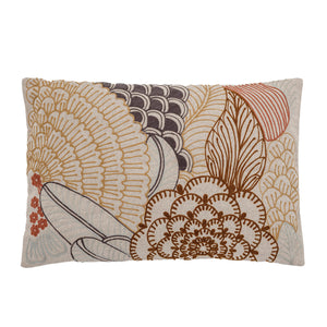 
            
                Load image into Gallery viewer, 24&amp;quot;x16&amp;quot; Multicolor Lumbar Pillow with Embroidery - Everyday Textiles
            
        