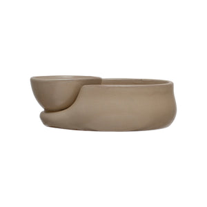 Stoneware Cracker & Soup Bowl - Cream